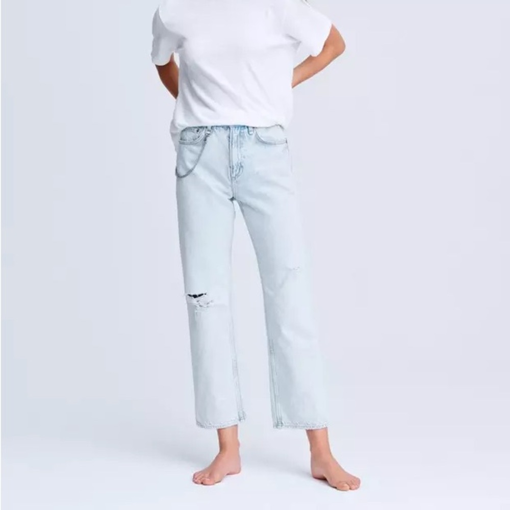 RAG AND BONE RUTH SUPER HIGH-RISE STRAIGHT Size:24